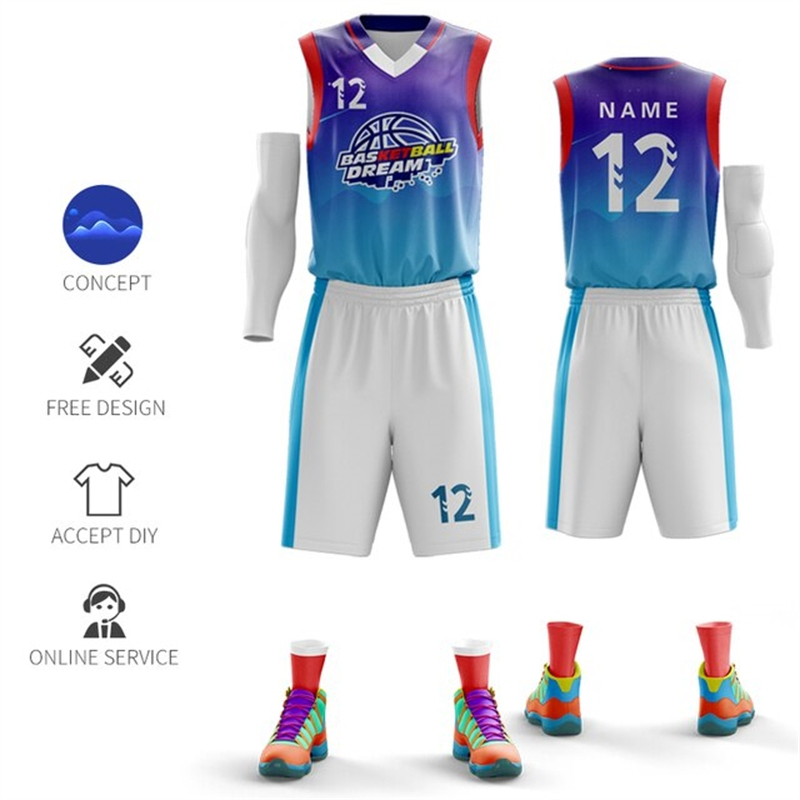 Venda Top Design OEM Roupas de Basquete Personalizadas em Spandex Respirável