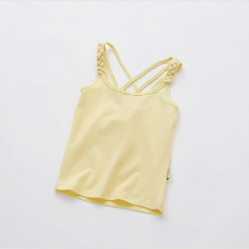 Camisetas sem mangas de algodão para crianças, fitness, secagem rápida, corrida, roupas de treino, vestuário para tênis, roupas de ioga