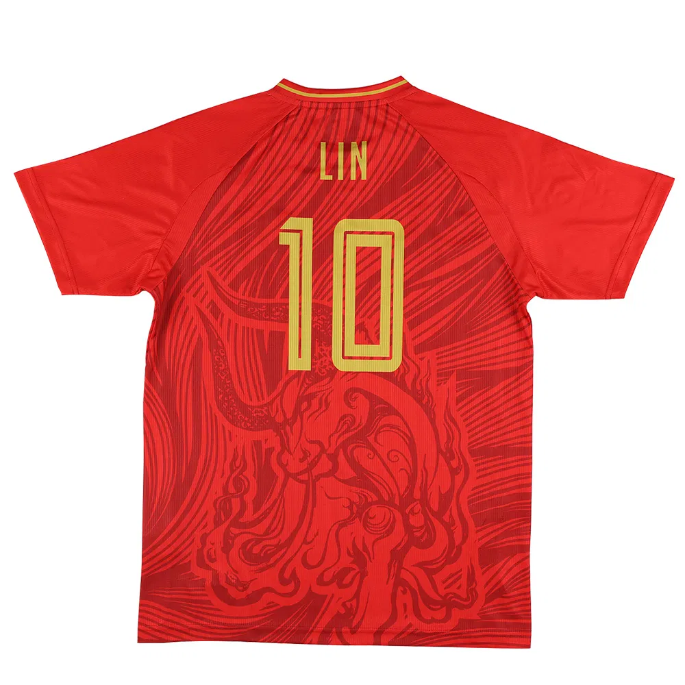 Camisa de Futebol Sublimada Personalizada Masculina de Alta Qualidade Respirável Camisa de Futebol Retrô