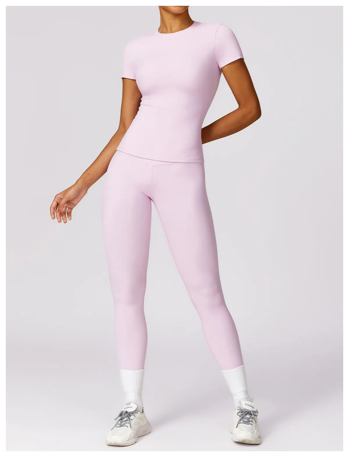 Conjunto de Yoga de Manga Longa Justo com Zíper para Mulheres, Rápido Secagem, Roupas de Esporte para Corrida de Alta Intensidade