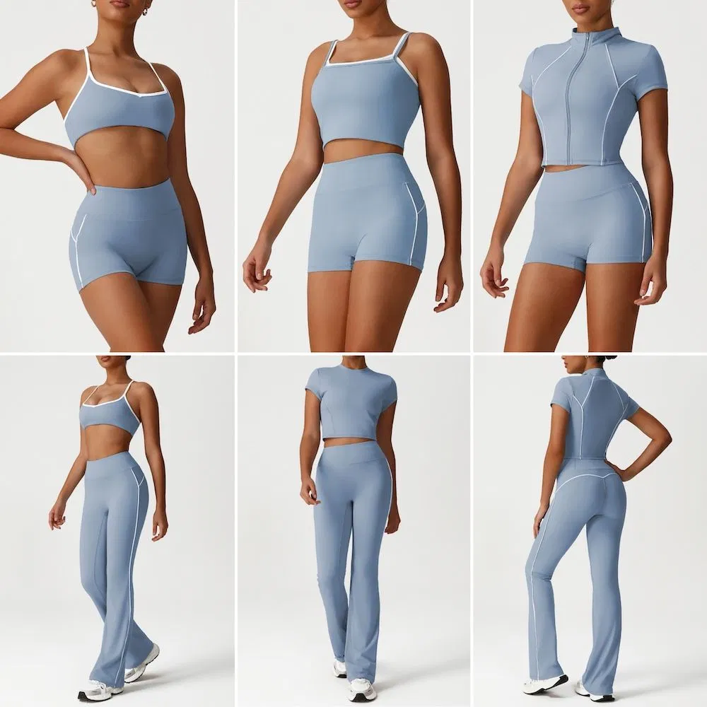 Fato de yoga com elasticidade alta