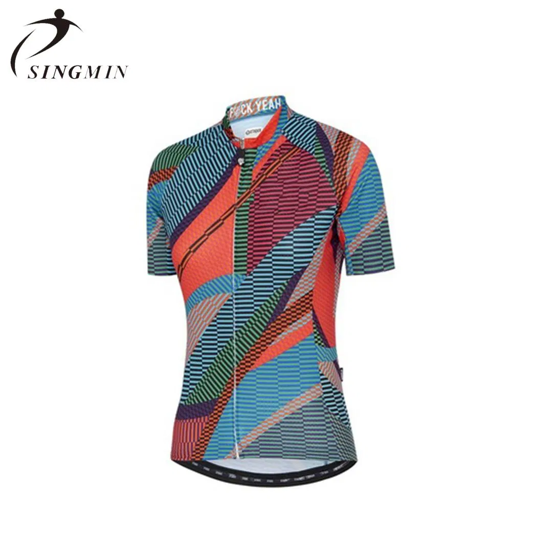 Jersey de Ciclismo Sublimado Personalizado Jersey de Ciclismo Feminino Roupas de Ciclismo por Atacado para Mulheres