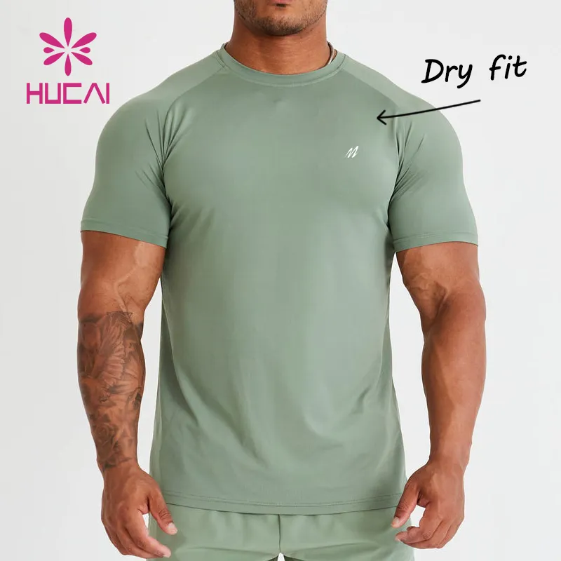 Roupas de Ginástica Ativa para Homens Personalizadas, Leves, Respirável, em Malha, Secagem Rápida, para Treino e Corrida
