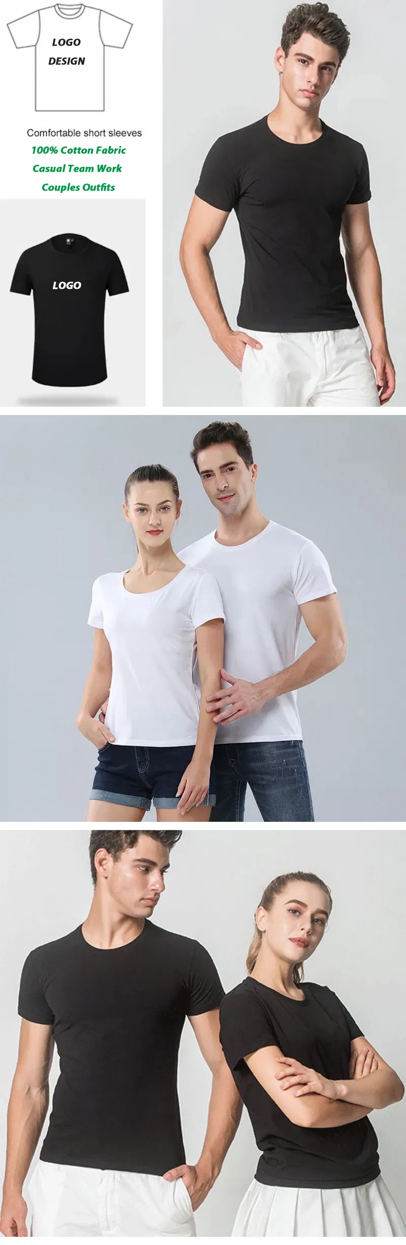 Camiseta unissexo casual