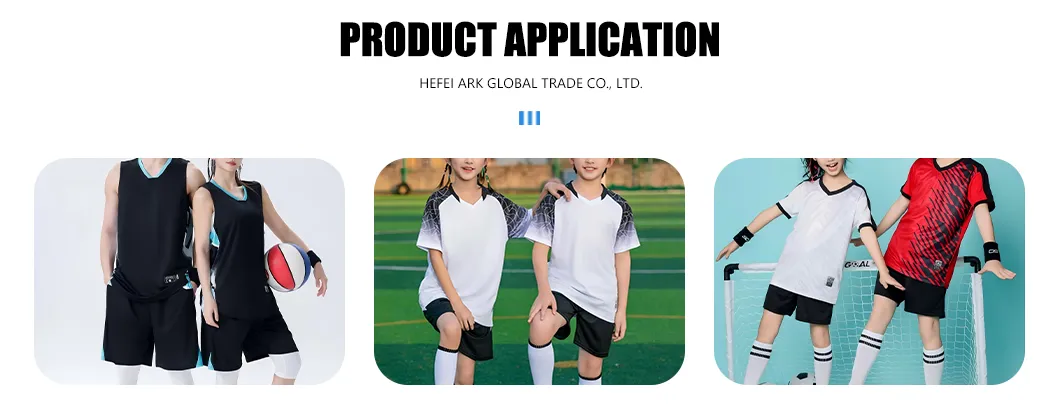 Roupas esportivas de futebol personalizáveis, leves, de alto desempenho, com tecido respirável e secagem rápida