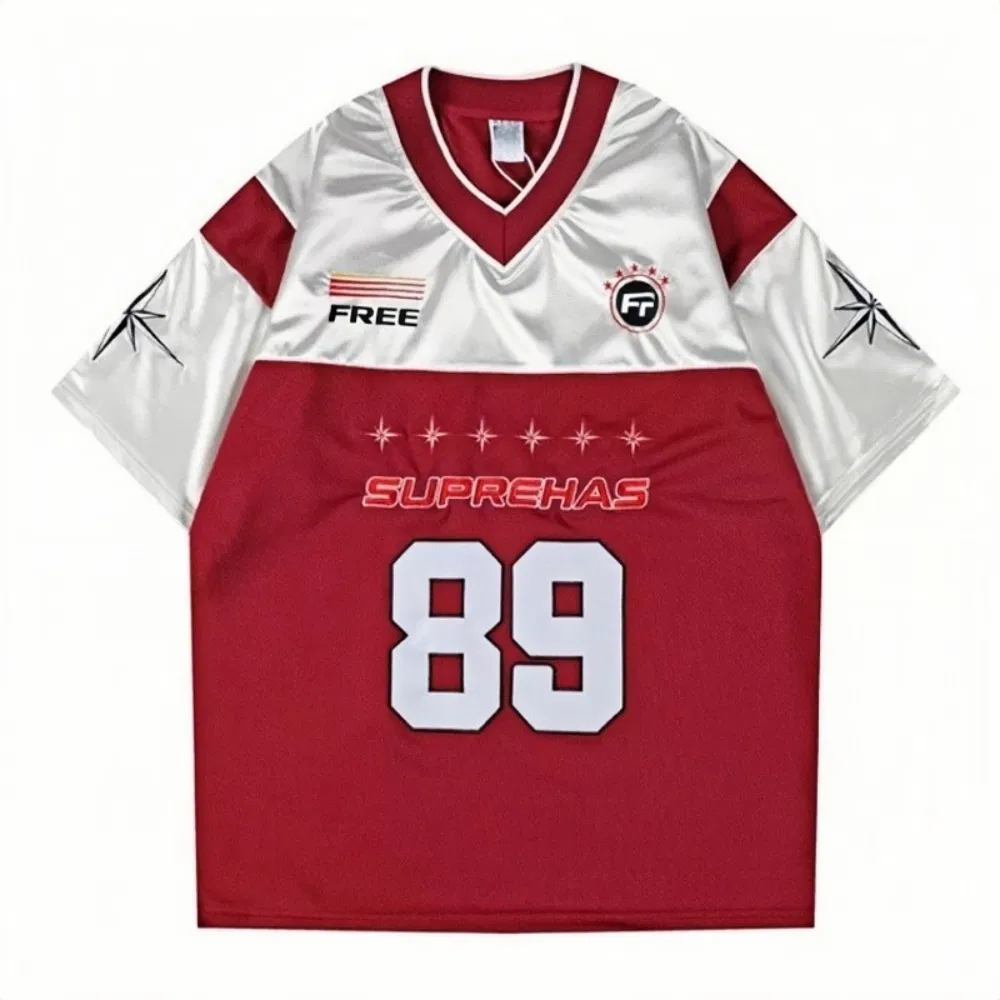 Personalize Equipamento Costurado Retro para Vestuário de Equipe Esportiva