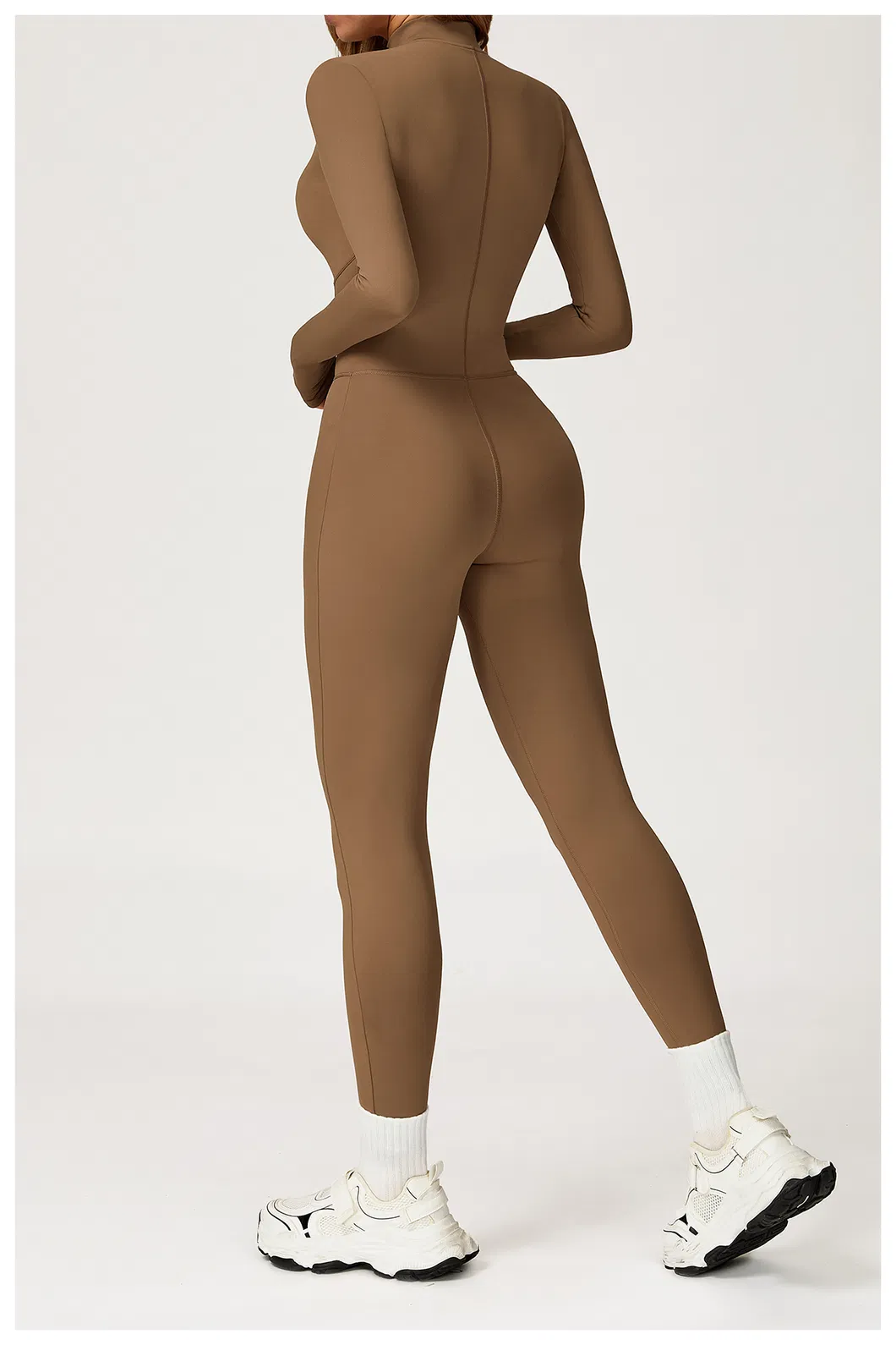 Conjunto de Ioga Feminino de Alta Elasticidade em Estilo Moderno, Roupas Multifuncionais para Corrida e Moda Fitness