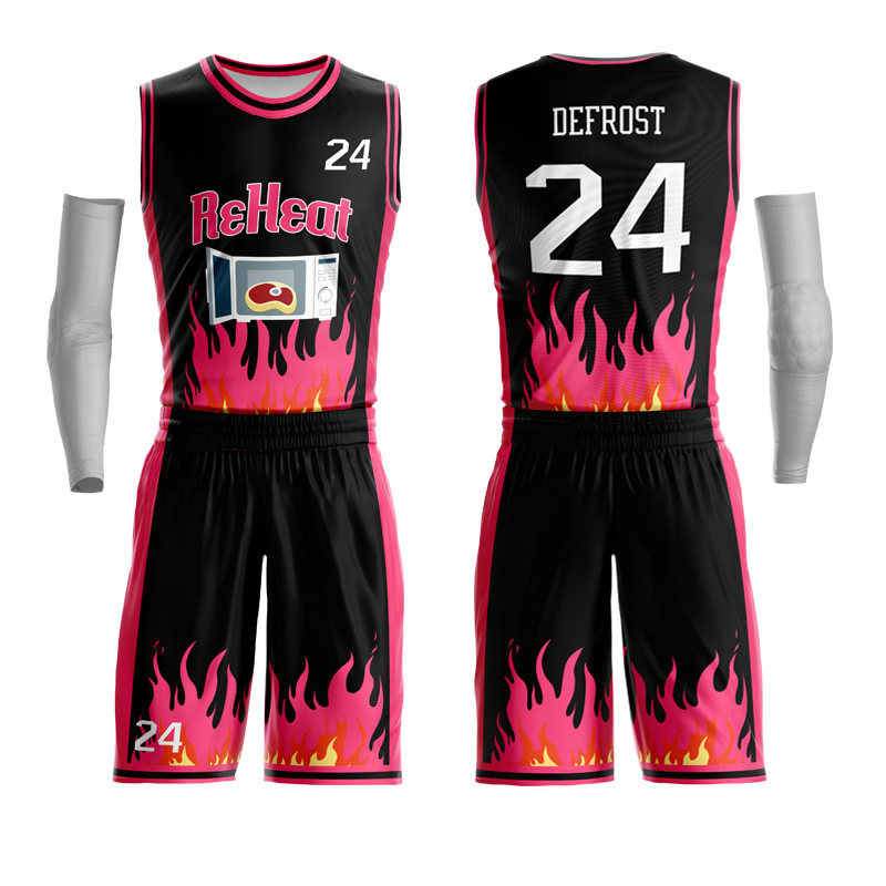 Uniforme de Basquete Personalizado por Atacado Sublimação Roupas de Equipe de Basquete