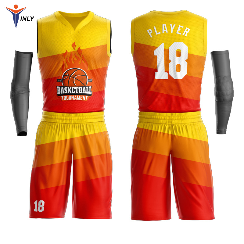 Roupas Esportivas Adultas Personalizadas de Alta Qualidade para Basquete Sublimadas