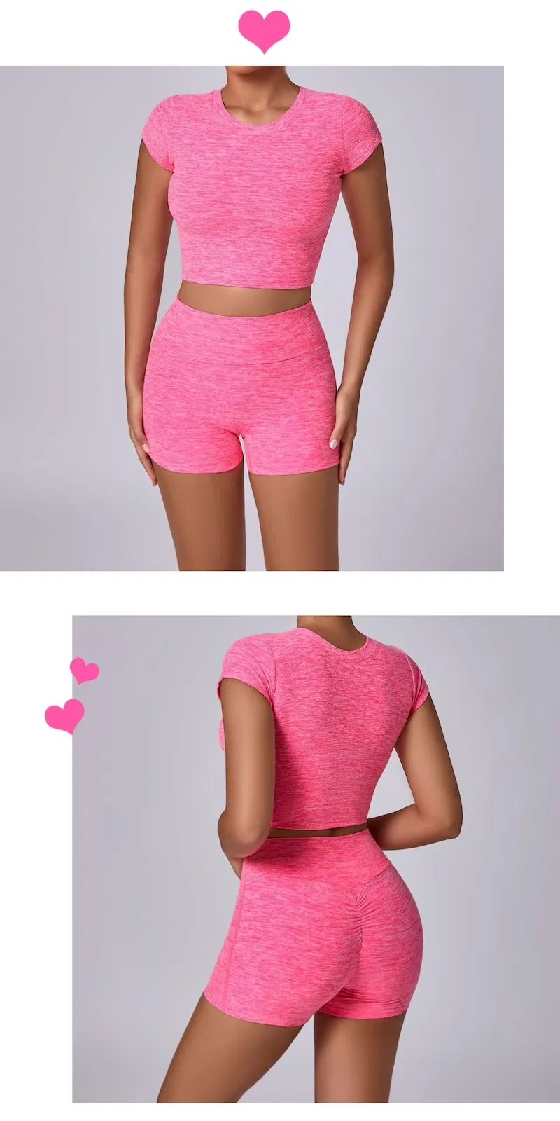 Conjunto Castanho de Fitness