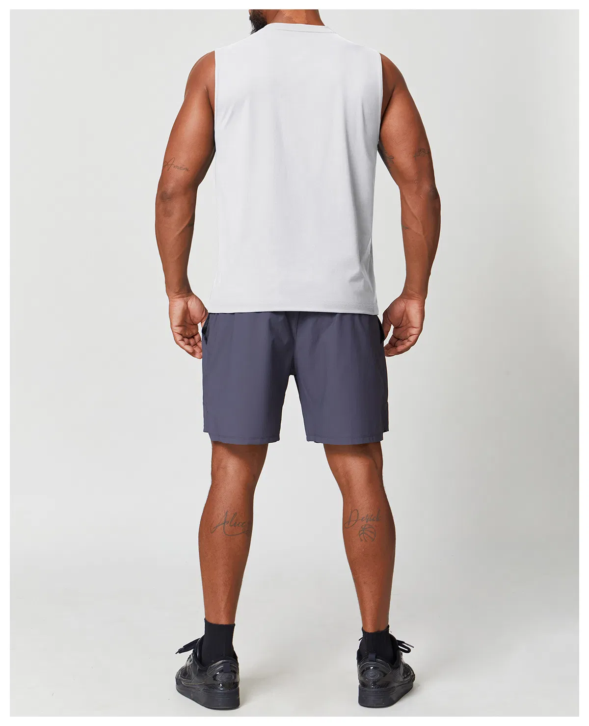 Colete Esportivo Masculino Personalizado com Logos, Solto, Sem Mangas, com Capuz, para Treinamento, Basquete e Exercícios