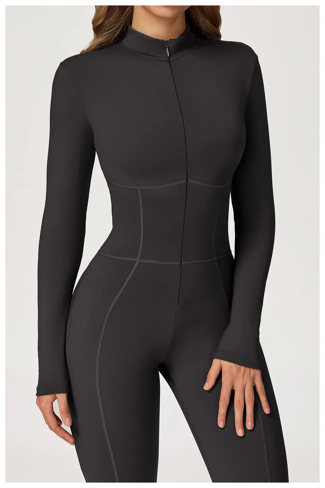 Conjunto de Ioga Feminino de Alta Elasticidade em Estilo Moderno, Roupas Multifuncionais para Corrida e Moda Fitness