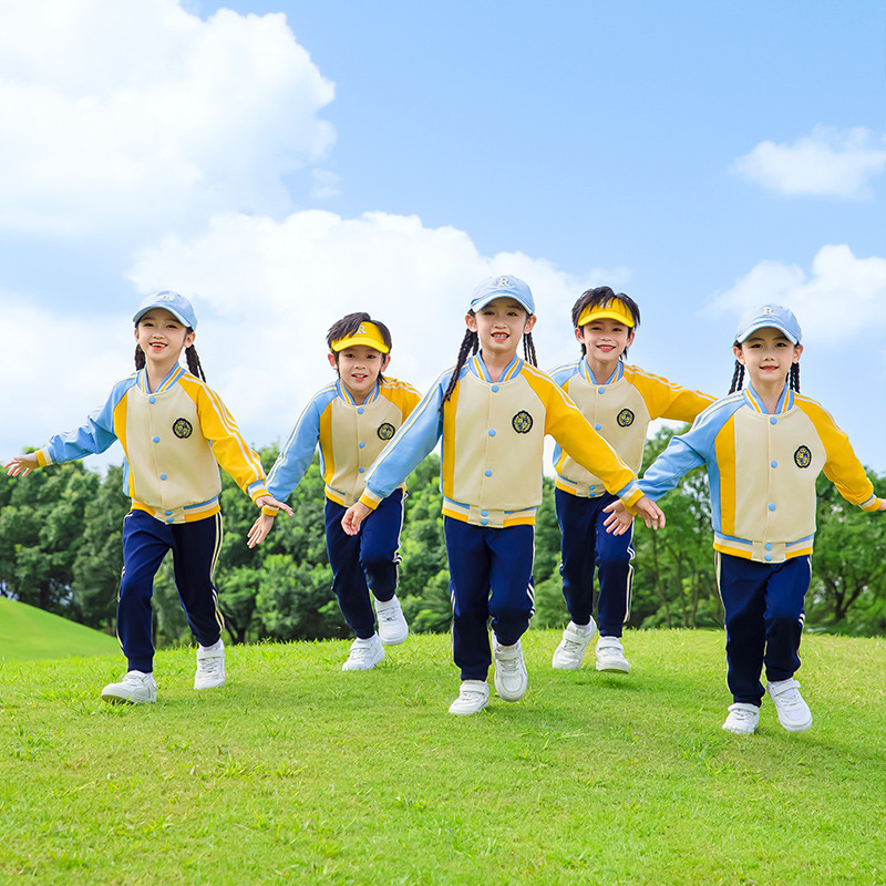 Camisa Polo Escolar de Design em Duas Cores Personalizada para Uniforme de Equipe Estudantil