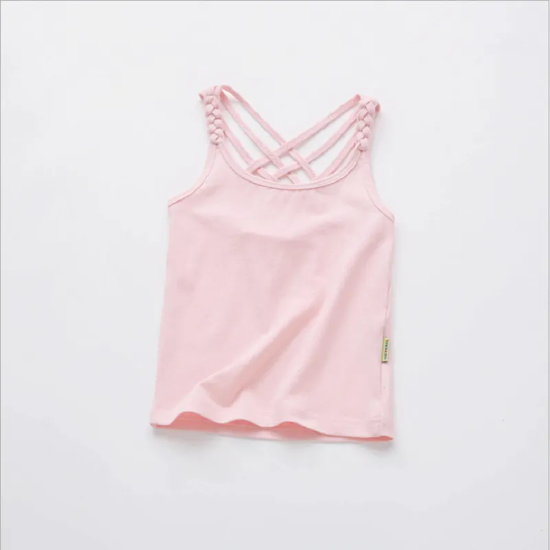 Camisetas sem mangas de algodão para crianças, fitness, secagem rápida, corrida, roupas de treino, vestuário para tênis, roupas de ioga