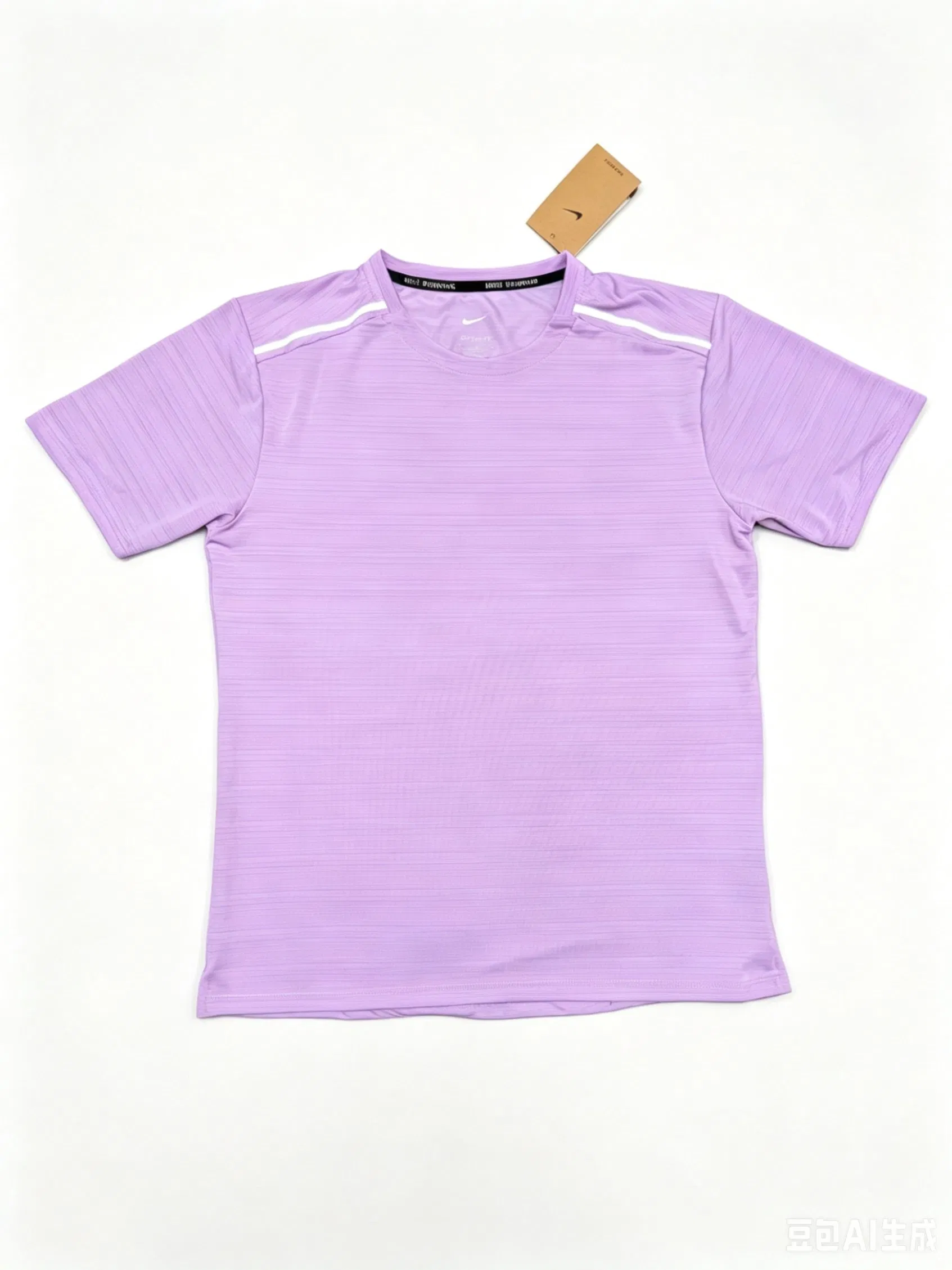 Camiseta Esportiva Masculina Secagem Rápida Anti Encolhimento Estampa de Logo Respirável para Corrida e Futebol