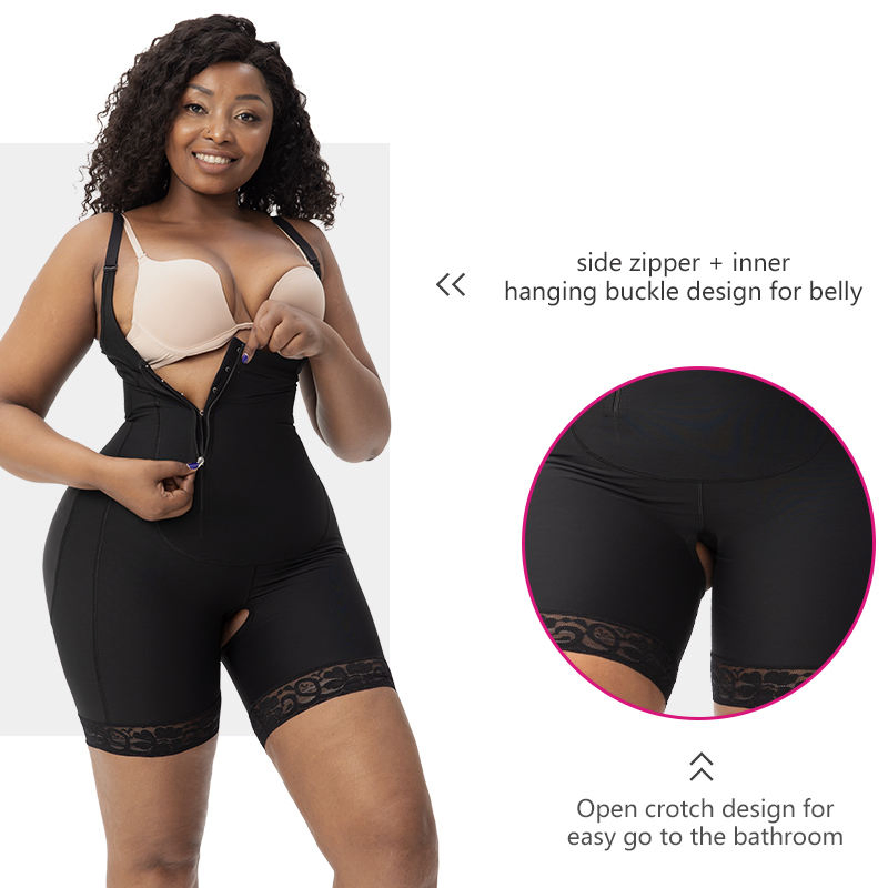 Roupa modeladora pós-operatória de alta compressão para cirurgia Bbl Colombiana Estágio 2 Faja Colombianas Levantamento de Bumbum