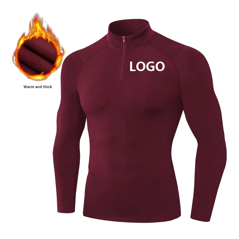 Camisetas de Manga Longa Masculinas para Esportes e Academias, Moletons Quentes Masculinos para Esportes, Camisas de Corrida de Manga Longa Esticadas para Homens