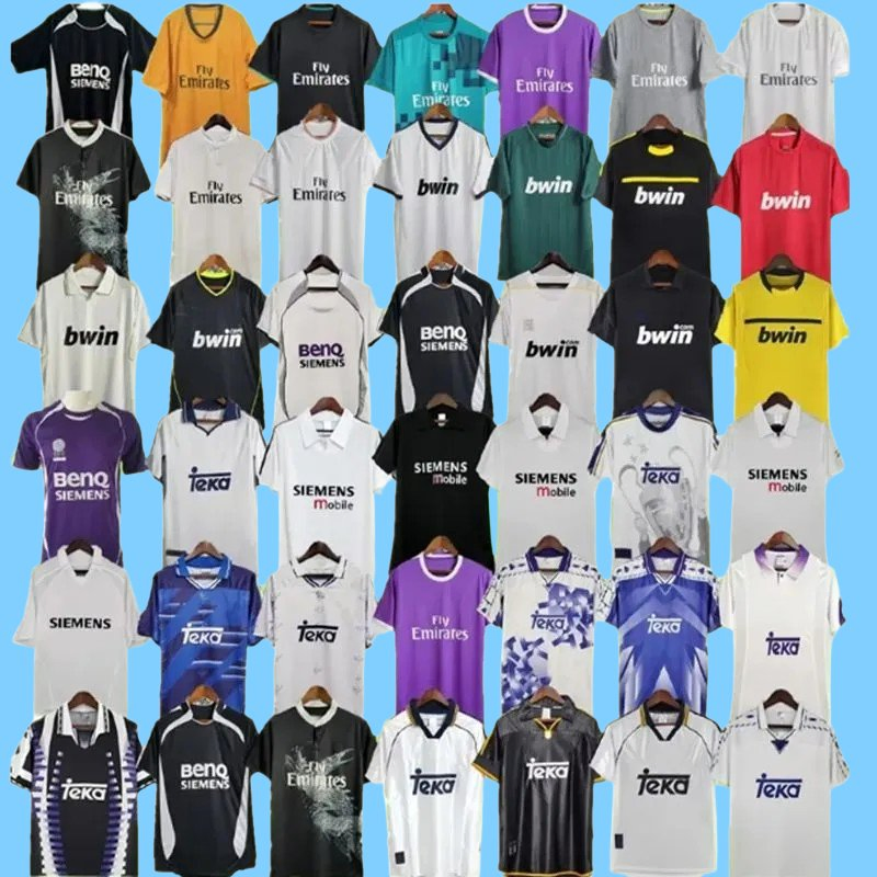 Camisas de futebol retro de alta qualidade da equipe europeia de futebol, confortáveis e respiráveis