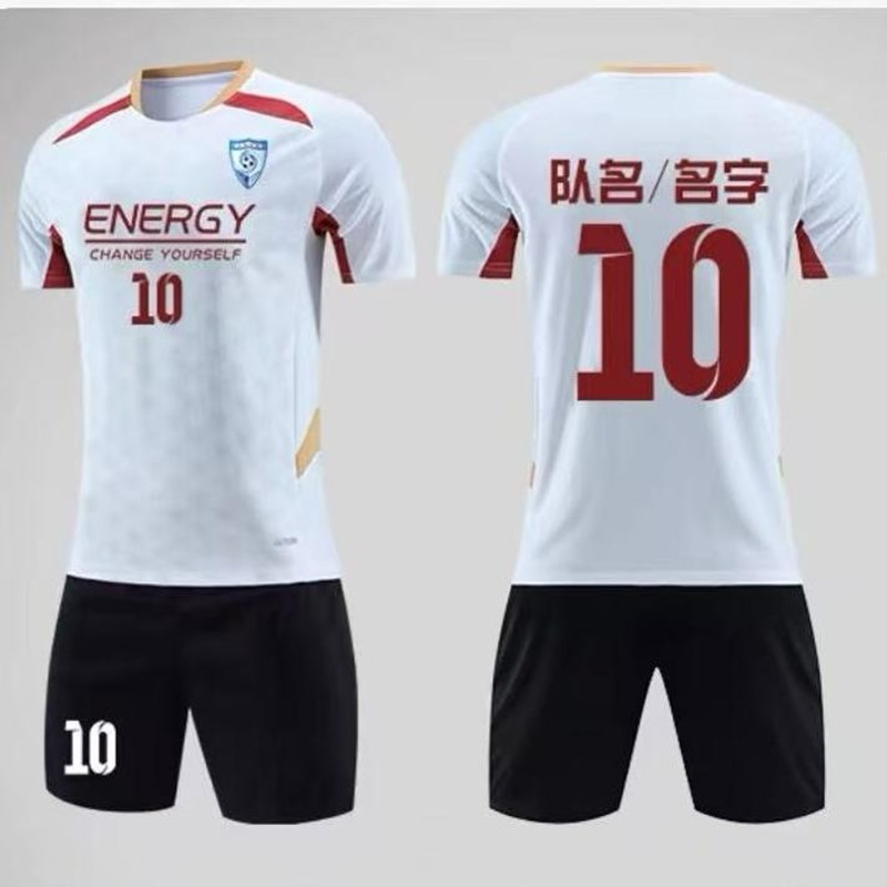 Conjuntos de Uniformes de Futebol Personalizados, Trajes de Treinamento de Manga Curta e Uniformes de Equipes Esportivas