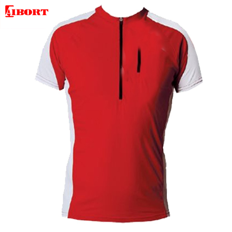 Conjunto de Jersey de Ciclismo Aibort de Manga Curta PRO Roupas de Ciclismo Marca Personalizada (L-CY-122)