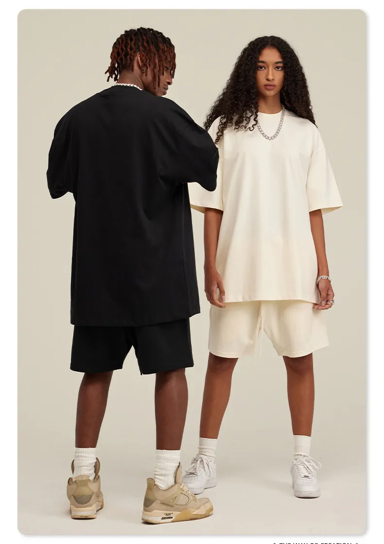 OEM 2023 Conjunto de Moda Primavera Verão Conjuntos Curtos Roupas de Esporte Conjunto Personalizado Respirável Roupas de Academia Secagem Rápida Traje de Corrida Roupas Esportivas para Homens Mulheres