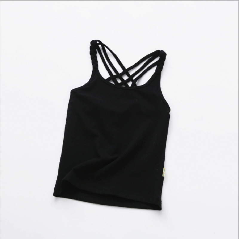 Camisetas sem mangas de algodão para crianças, fitness, secagem rápida, corrida, roupas de treino, vestuário para tênis, roupas de ioga