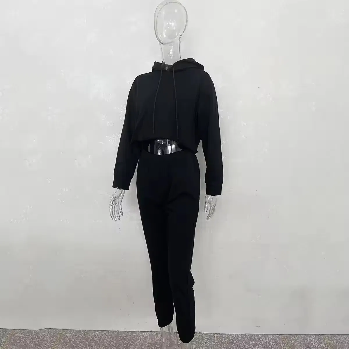 Roupas de Esporte Femininas Plus Size Lazer Vendendo Bem Casual Algodão Academia Cropped Oversized 2 Peça Moda Roupas de Esporte