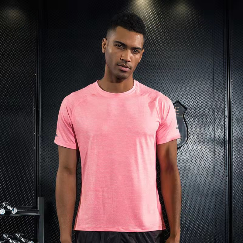 Conjunto de Fitness Casual para Corrida com Camiseta de Treino Respirável e Rápido Secagem, Moda Personalizada por Atacado a Preço Acessível
