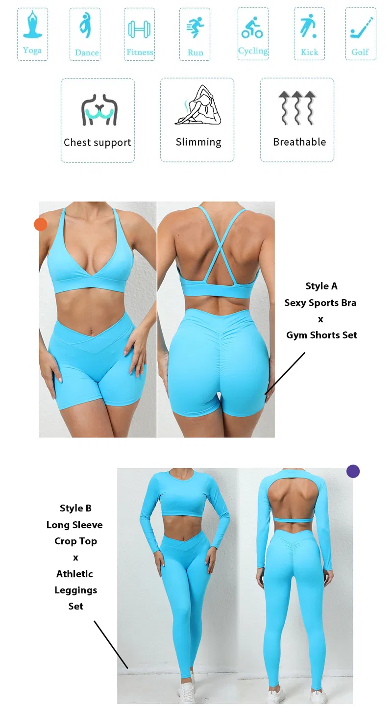 Conjunto de Ioga Premium 4 Peças