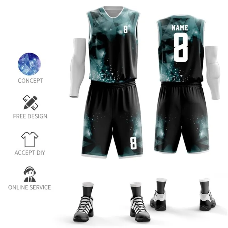 Uniforme de basquetebol personalizado 3