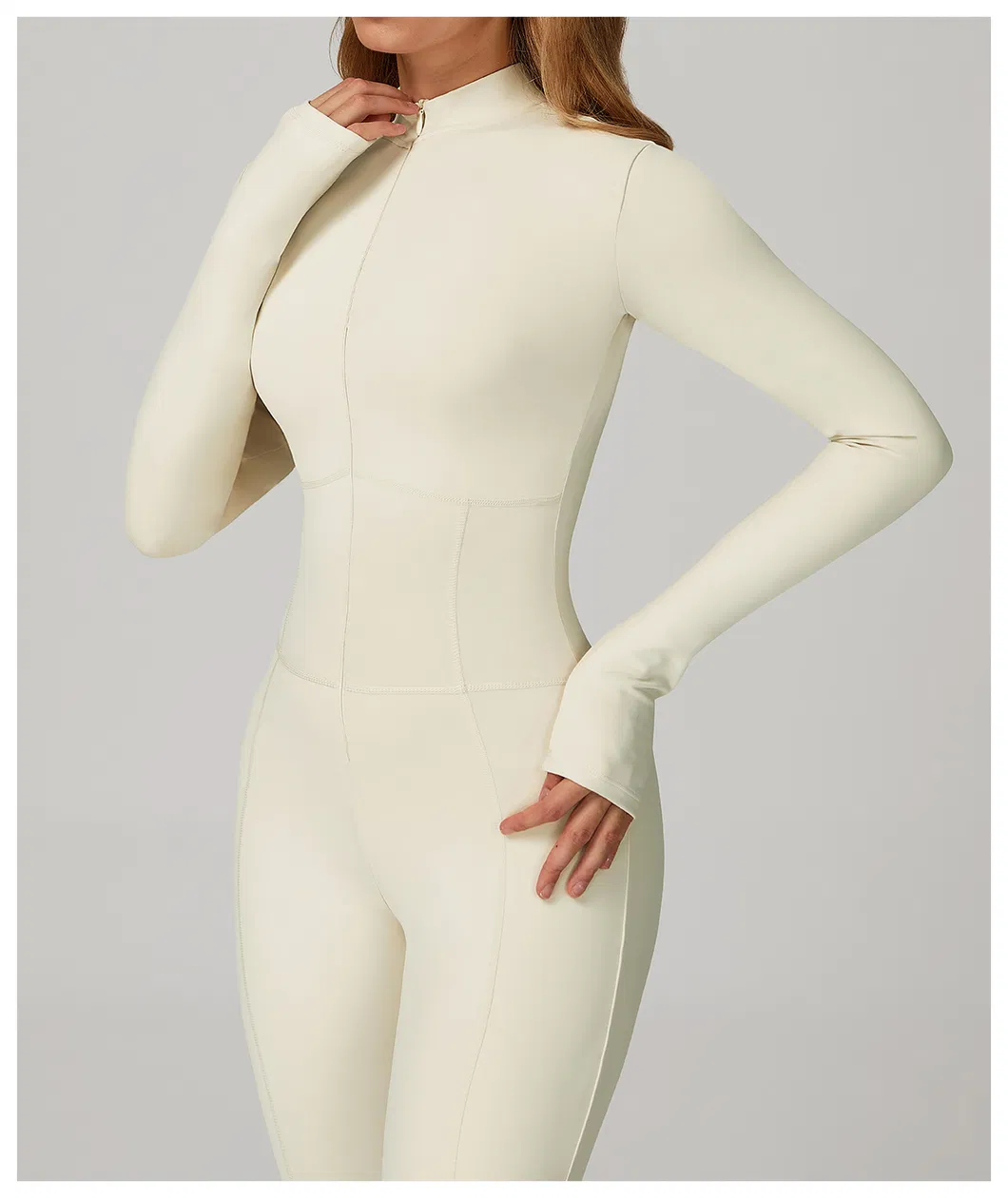Conjunto de Ioga Feminino de Alta Elasticidade em Estilo Moderno, Roupas Multifuncionais para Corrida e Moda Fitness