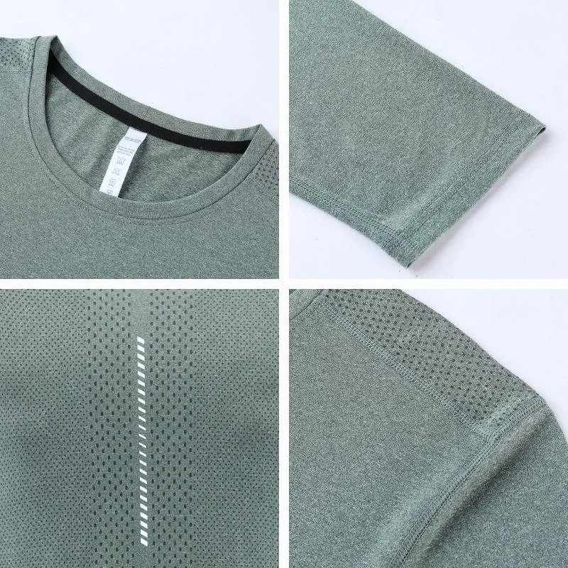 Roupas de Lazer para Corrida, Roupas de Secagem Rápida, Tops de Fitness