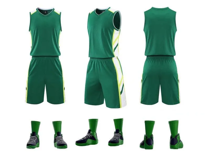 Uniforme esportivo de basquete sem mangas