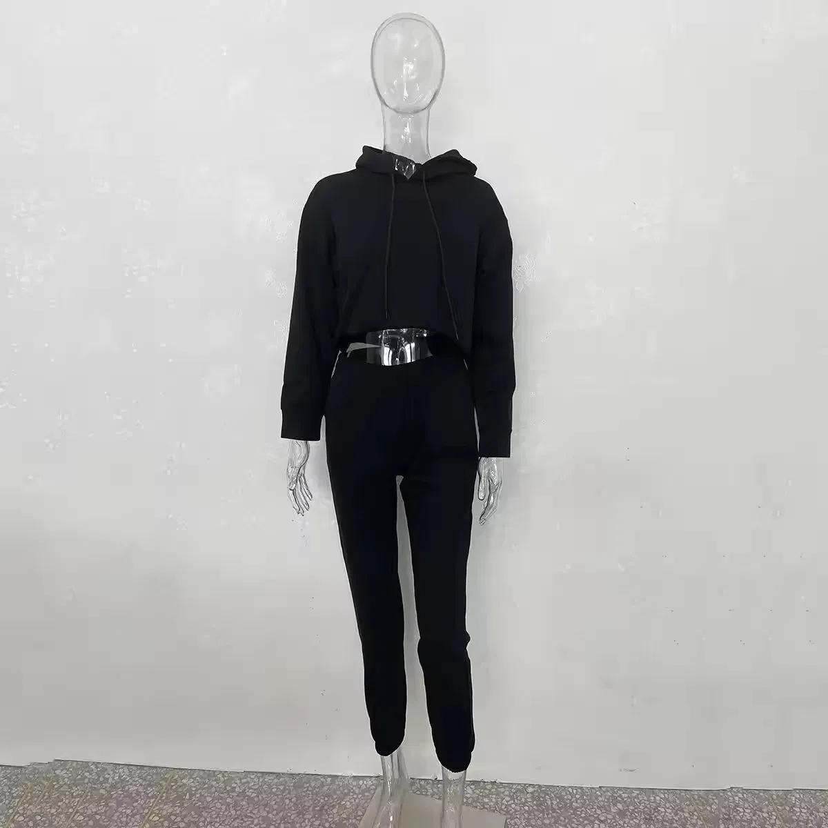 Roupas de Esporte Femininas Plus Size Lazer Vendendo Bem Casual Algodão Academia Cropped Oversized 2 Peça Moda Roupas de Esporte