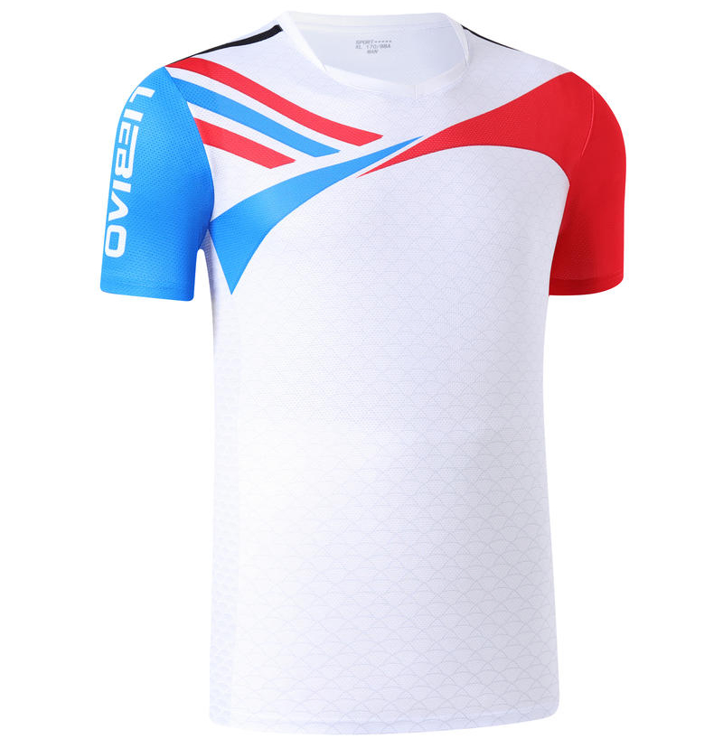 Conjunto de Pais e Filhos para Esportes, Futebol de Pluma, Camiseta Casual, Vestuário Esportivo de Manga Curta