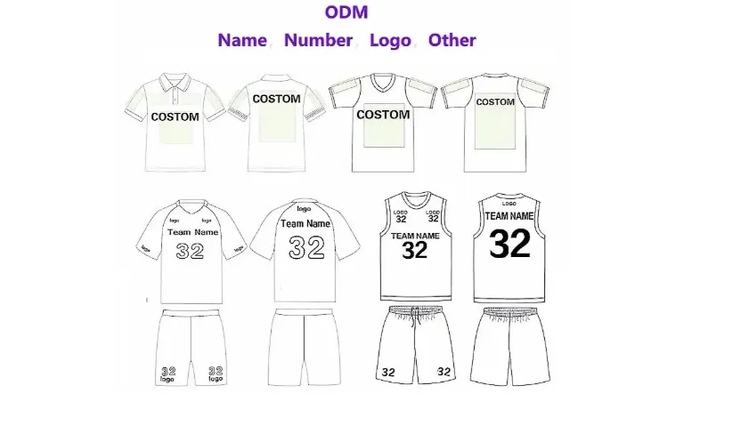 Design de Roupas de Futebol Personalizadas Nome da Equipe do Clube Conjunto de Futebol Camisas de Futebol