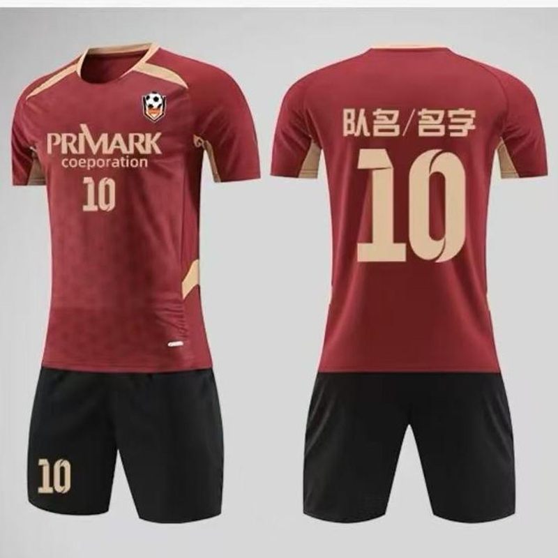 Conjuntos de Uniformes de Futebol Personalizados, Trajes de Treinamento de Manga Curta e Uniformes de Equipes Esportivas