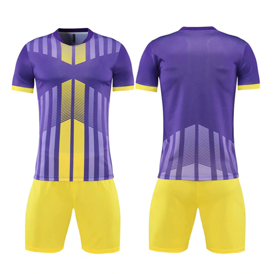 Conjunto de Uniforme de Treinamento de Futebol para Homens, Designer de Logo Personalizado, Barato