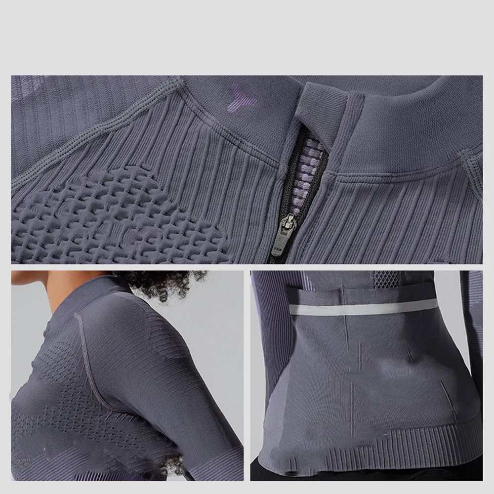 Roupas de Ciclismo Femininas ao Ar Livre, Confortáveis, Leves, Duráveis e Estilosas, Sem Costura e Respiráveis por Atacado