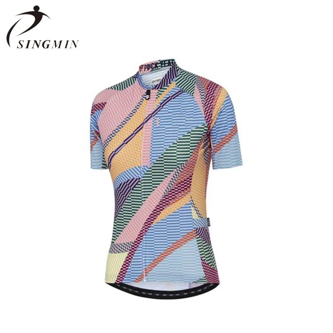 Jersey de Ciclismo Sublimado Personalizado Jersey de Ciclismo Feminino Roupas de Ciclismo por Atacado para Mulheres