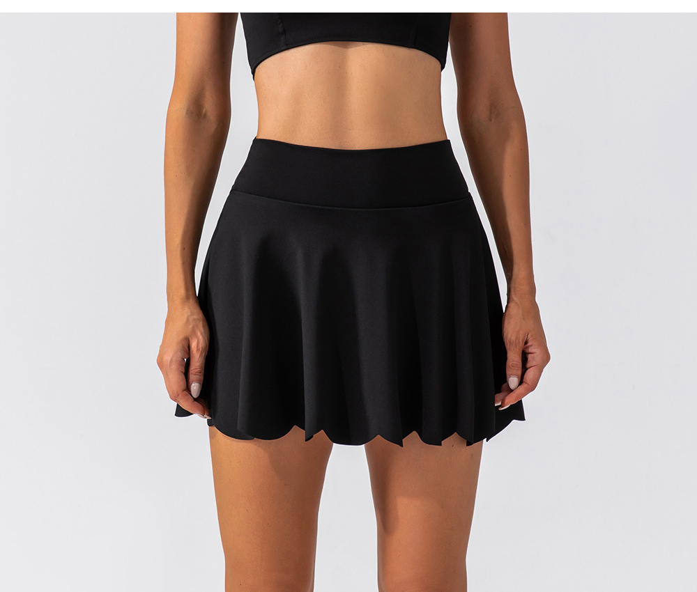 Saia Esportiva Personalizável para o Verão, Culotes de Ginástica, Shorts de Yoga de Cintura Alta, Saia para Golfe, Tênis e Vôlei, Roupas Femininas