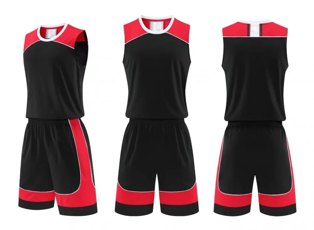 Conjunto Esportivo de Verão Personalizado com Colete Contrastante e Calças para Basquete