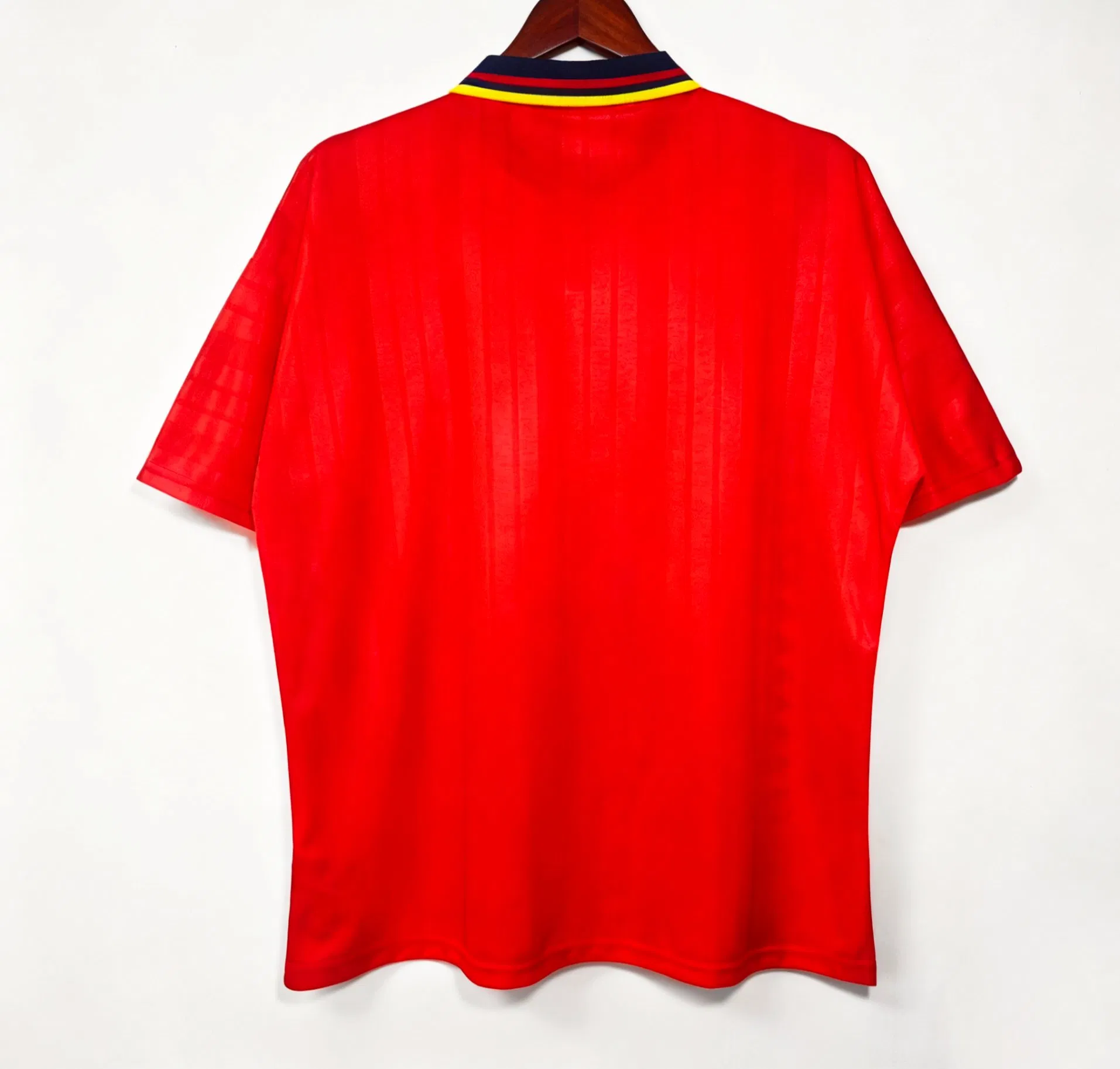1994 Camisa de Futebol da Espanha, Camisa de Futebol Retrô, Estilo Clássico