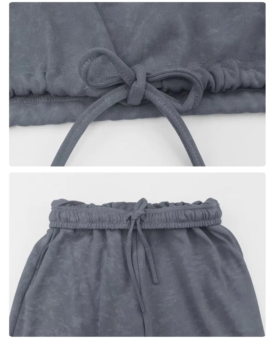 Conjunto de Fitness com Moletom Estampado de Manga Longa e Gola Redonda, Calças Cuffadas de Cintura Alta, Roupas de Academia Respirável e que Absorvem a Umidade