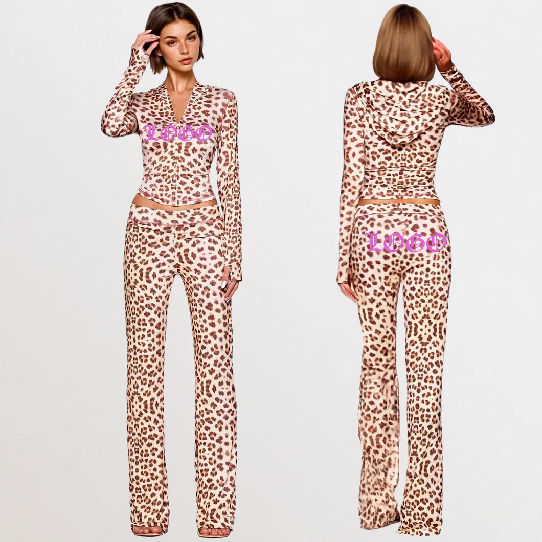 Detalhe do Conjunto Feminino Leopardo