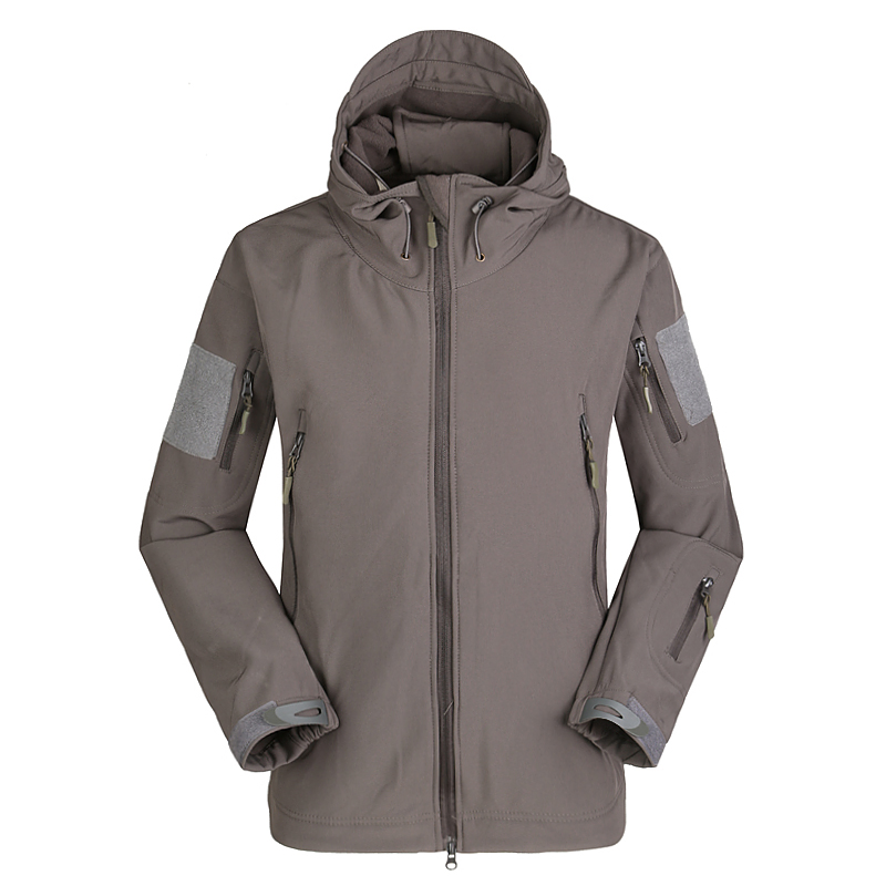 Uniforme Tático Estilo Esdy para Caminhadas em Pele de Tubarão Impermeável, Roupas de Caça em Soft Shell