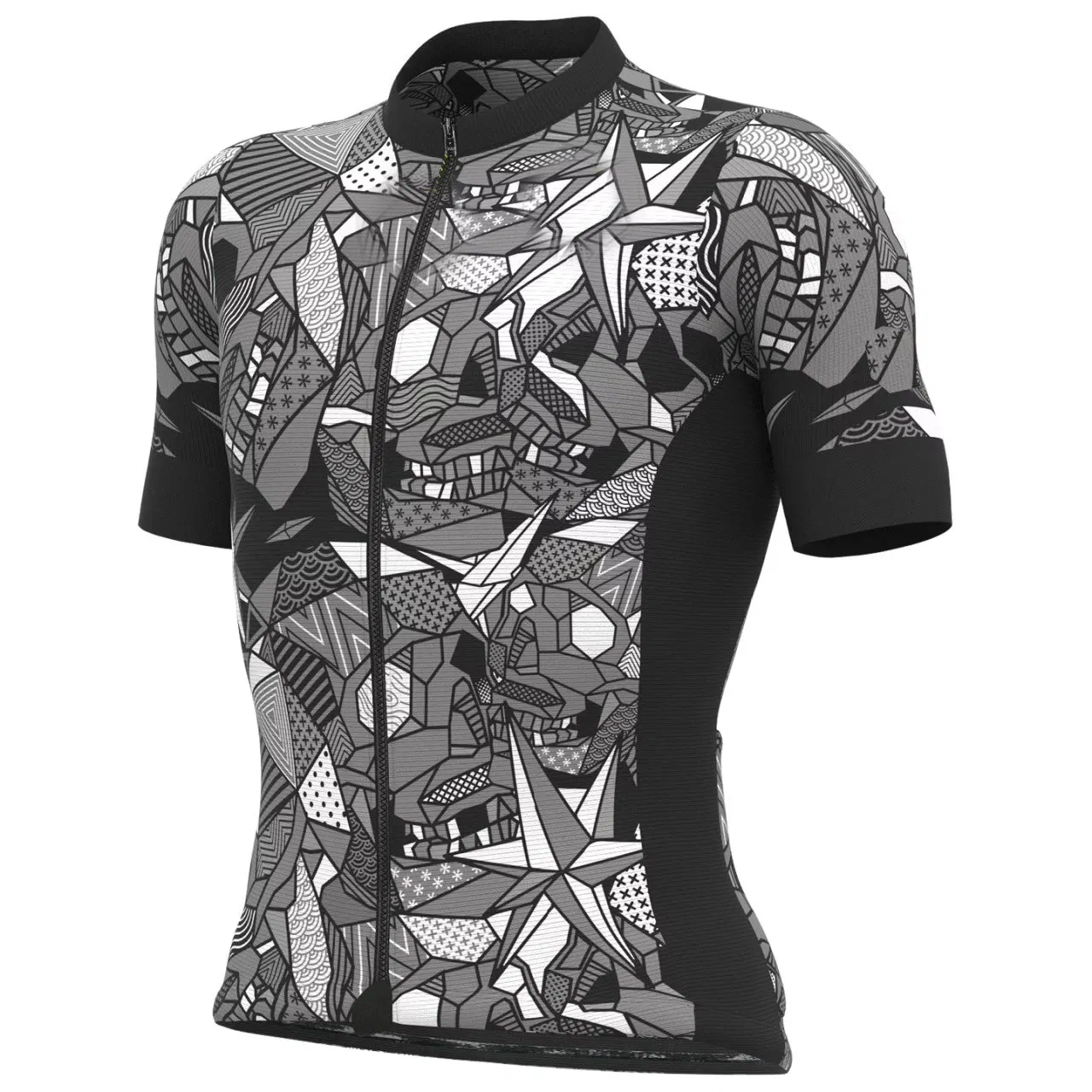 Conjunto de Roupas de Ciclismo para Homens com Camiseta de Manga Curta Preta OEM Plain PRO Team e Calças Ciclismo com Suspensório, Roupas Personalizadas de Ciclismo