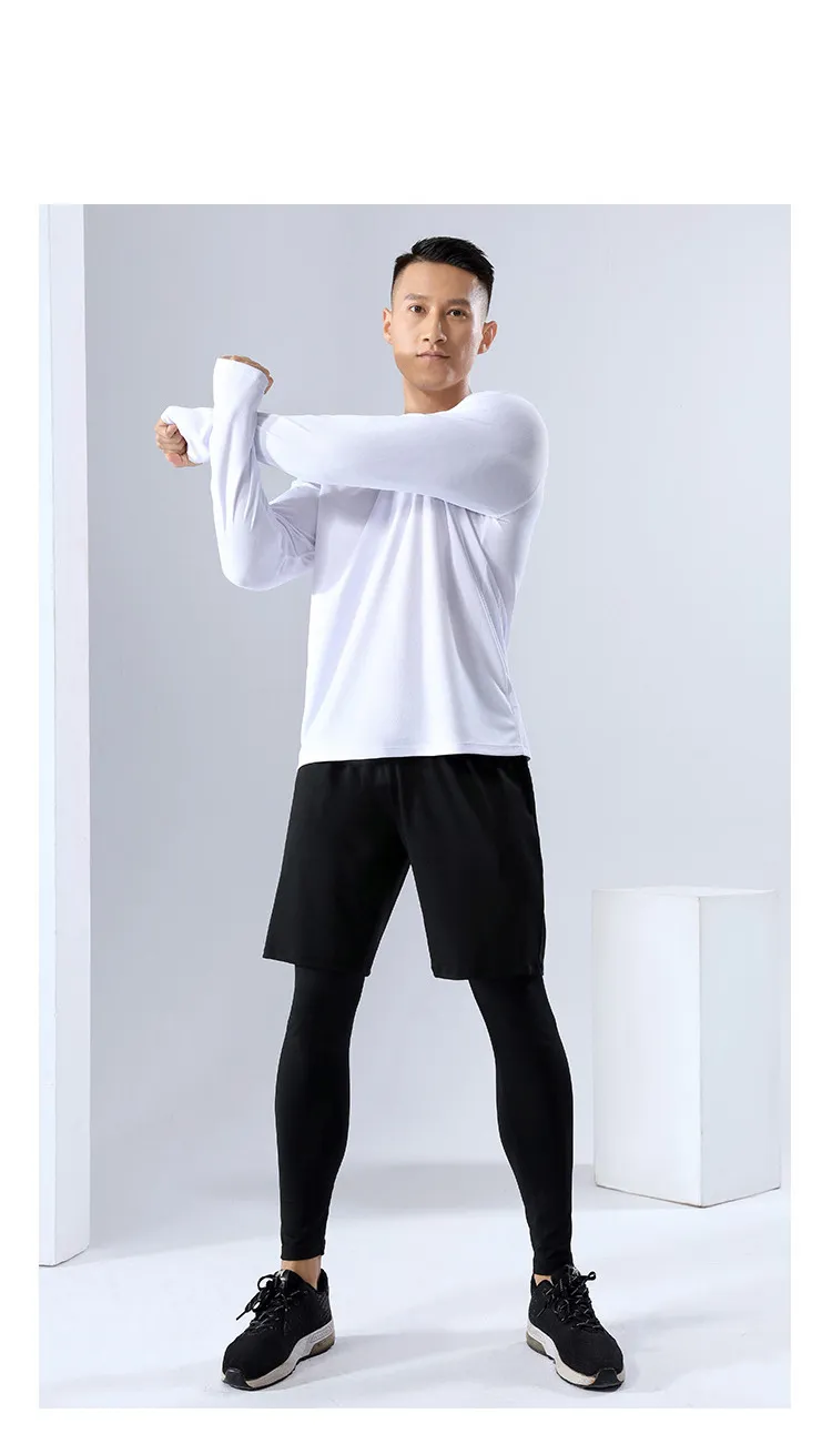 Conjunto de Compressão Personalizado por Atacado 3PCS para Homens, Traje de Esporte para Academia