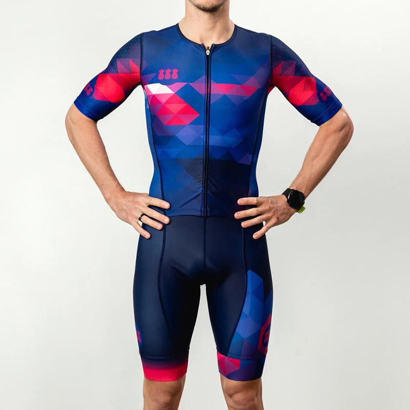 Conjunto de Ciclismo de Verão Masculino e Feminino com Mangas Curtas para Bicicleta de Montanha e Estrada, Roupas de Ciclismo Respirável e de Secagem Rápida