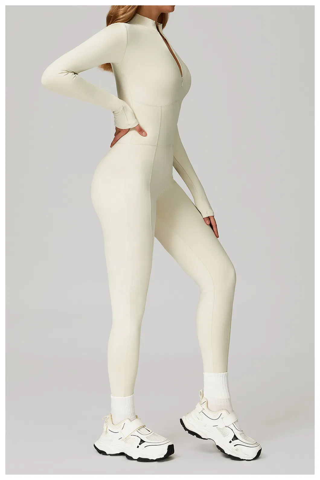 Conjunto de Ioga Feminino de Alta Elasticidade em Estilo Moderno, Roupas Multifuncionais para Corrida e Moda Fitness